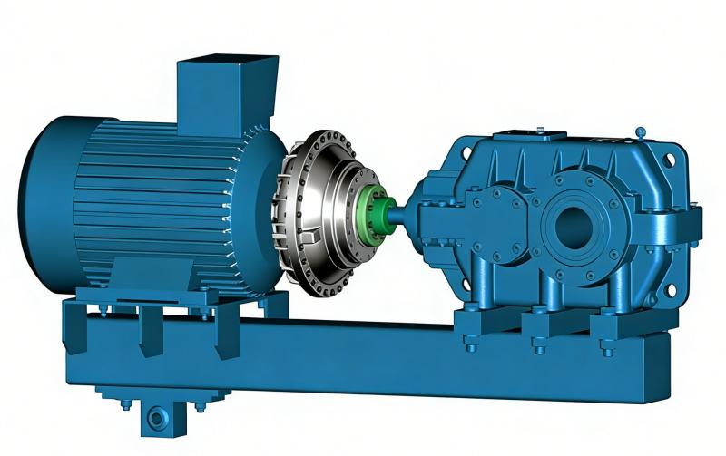 Giải pháp sử dụng khớp nối thủy lực giữa động cơ điện và hộp giảm tốc